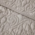 Madison Park Quebec Luxury Oversized Quilted Throw Khaki 60x70 Premium Soft Cozy Microfiber With Cotton Fill For Bed, Couch or Sofa