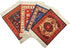 Wovenrugs Set of 4 Rug Table Coasters – Persian Design Fabric Carpet Drink Mats (Mix-4-5-7-8)