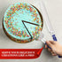 Homi Styles Cake Knife and Server - Wedding Cake Knife Set - Serving Set for Receptions, Birthdays - Cake Cutting Set - Match the Color to Your Event Theme - Cake Knife and Cutter (Blue)