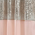 Lush Decor Gray and Blush Night Sky Panel for Living, Bedroom, Dining Room (Single Curtain), 84" x 42"