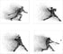 Baseball Wall Art Prints - Particle Silhouette - Set of 4 (8x10) Poster Photos - Bedroom - Man Cave Decor