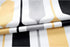 DriftAway Riley Geo Lined Window Curtain Valance Mid Century Geometric Pattern 2 Layers Rod Pocket 52 Inch by 14 Inch Plus 2 Inch Gold Black Gray