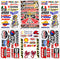 Dirt Bike MotoGP Motocross Motorcycles Bikes ATV Parts Race Accessories Sponsor Garage Toolbox Racing Motos Logo Helmet Sheet Grafitti Kit Pack 6 Vinyl Graphics Decal and Stickers Set D6722 Best4Buy