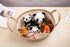 Rope Basket with Long Handles, Woven Basket, Baby Kids Room Toy Storage, Portable Hampers, Towel Storage Basket Woven Rope Basket, Nursery Hampers, Dog Toy Basket, (M Square 24 cm 28 cm 42 cm)