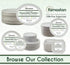 100% Compostable Heavy-Duty Premium Quality Disposable Bowls - 100 Count (20 Ounce)