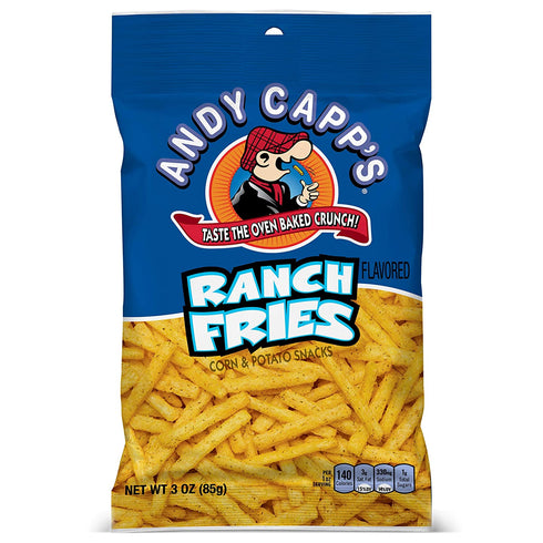 Andy Capp's Ranch Fries Snacks, 3 oz Bag