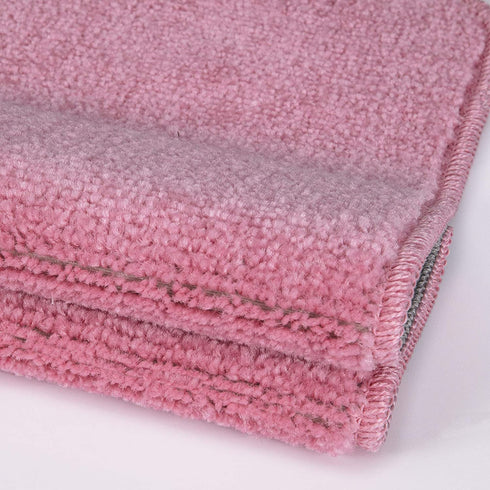 Ottomanson ECO Collection Bathroom Mat Set, 3 Pieces, 18" x 30", Pink