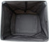 Mind Reader 65 Liter Rolling Hamper Fabric Basket, Dirty Clothes Storage, Bathroom, Bedroom, Closet, Laundry Room, Gray Metallic