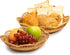 Fruit And Vegetable Storage Round Wicker Baskets Rattan For Serving Potatoes Onions Bread Decor Basket Stackable Set 2 Fruit Holder For Kitchen Countertop Organizing Bathroom Toys Craft (Honey Brown)