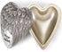 DEMDACO Always and Forever Silver Tone 4 x 3 Resin Stone Art Heart Keeper Figurine