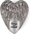 DEMDACO Always and Forever Silver Tone 4 x 3 Resin Stone Art Heart Keeper Figurine