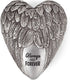DEMDACO Always and Forever Silver Tone 4 x 3 Resin Stone Art Heart Keeper Figurine
