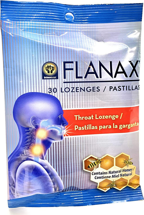 Flanax Throat Lozenges/Pastillas para La TOS