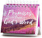 Dayspring - Promises from God's Word - Perpetual Calendar (71350), Red, 5 1/4" x 4 3/4" x 1 1/4"