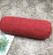 Round Neck Pillow Roll Cervical Support Pillows Neck Pain Relief Cylinder Bolster Pillows with Removable Washable Cover for Sleeping, Chair, Car, Sofa (1, Red)