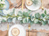 TOPHOUSE 6.5ft Artificial Lambs Ear Eucalyptus Garland 2 Pack Eucalyptus Greenery Garland for Wedding Centerpiece Mantle Table Party Home Farmhouse Decor