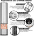 Pepper Grinder with Light - Battery Operated Pepper or Salt Mill - Stainless Steel - Easy Grip - Easy to Use - Sleek Modern Design
