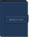 Pioneer Photo Albums EXP-57/BM 36-Pocket 5 by 7-Inch Embroidered "Memories" Strap Sewn Leatherette Cover Photo Album, Mini, Blue