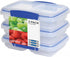Sistema Klip It Multi-Use Food Storage Container Set, Set of 3