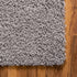 Unique Loom Solo Solid Shag Collection Area Modern Plush Rug Lush & Soft, 2 ft 2 in x 3 ft, Cloud Gray