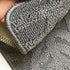 Smabee Indoor Doormat Front Door Mat 17"x28", Keeps Your Floors Clean, Half Round Entrance Mat for Outdoors Toilet Patio Kitchen Bedroom (Gray 3Pcs)