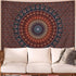 Bohemian Mandala Tapestry Hippie Tapestries Psychedelic Peacock Boho Tapestry Wall Hanging for Bedroom(59.1 x 78.8 inches)