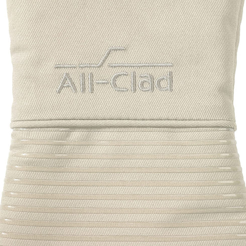 All-Clad Textiles Silicone Oven Mitt, 2 Pack, Almond, 2 Count