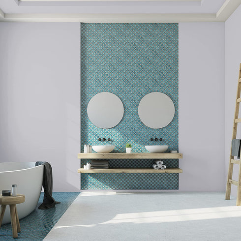 Microblend Interior Paint and Primer - Gray/Court Magician, Gloss Sheen, Quart, Premium Quality, High Hide, Low VOC, Washable, Microblend Violets Family