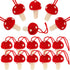 Felt Mushroom Christmas Mushroom Decorations Xmas Hanging Ornament Christmas Tree Ornament Decorations for Christmas Wedding Holiday Daily Life (24 Pieces)