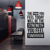 My Vinyl Story | The Pain You Feel Today Will Be The Strength You Feel Tomorrow | Motivational Large Gym Wall Decal Quote for Home Gym Workout Motivational Wall Art Fitness Decor Vinyl Removable Sticker