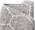 Unique Loom Trellis Frieze Collection Area Rug-Modern Morroccan Inspired Geometric Lattice Design, 2 x 3 ft, Light Gray/Ivory