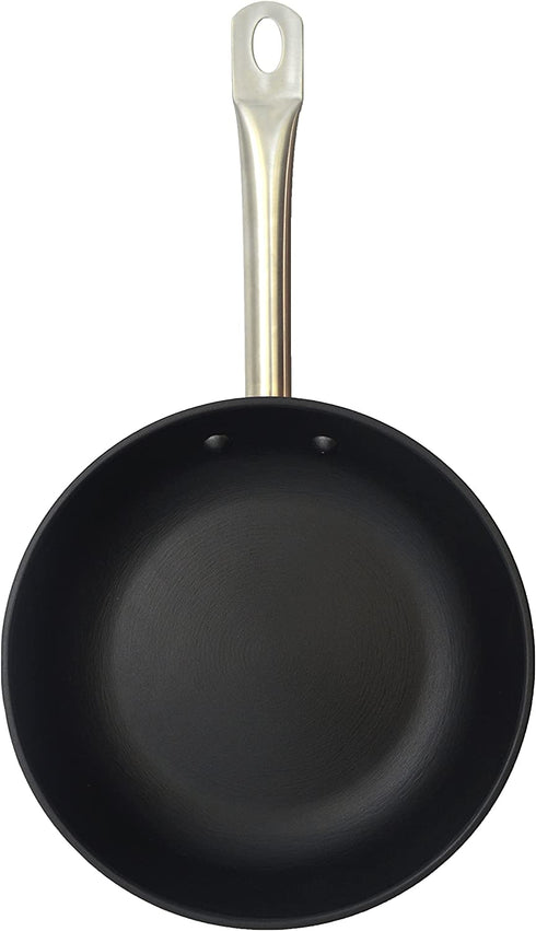 IMUSA USA S Light Cast Iron Pre-Seasoned Non-Stick Saute Pan with Stainless Steel Handle 11-Inch, Black