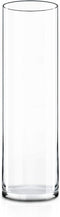 CYS Excel Clear Glass Cylinder Vase (H:16" D:4") | Multiple Size Choices Glass Flower Vase Centerpieces | Hurricane Floating Candle Holder Vase