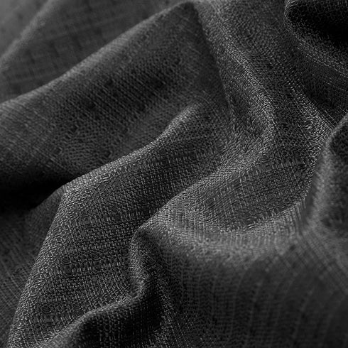 Sunclipse Foley Solid Darkening Grommet Window Curtain Drapes for Bedroom/Living Room/Kitchen/Bathroom, Light and Noise Reducing Thermal Insulated (2 Panels, Each 42 W x 63, or 84 L), Black