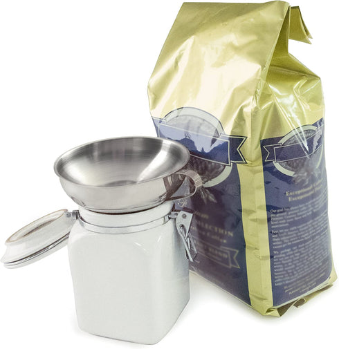 Norpro Stainless Steel Wide-Mouth Funnel w/ Handle