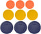 Pyrex (3) 7402-PC 6/7 Cup Blue (3) 7201-PC 4 Cup Butter Yellow (3) 7200-PC 2 Cup Orange Replacement Food Storage Lids