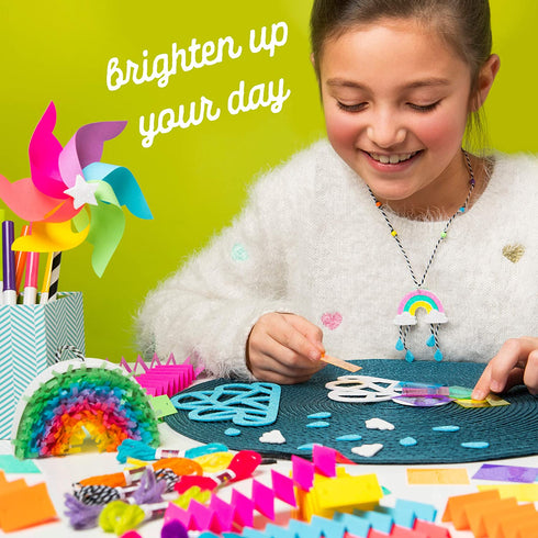 Craft-tastic I Love Rainbows Craft Kit for Kids Everything Included for 6 Fun DIY Colorful Art & Crafts Projects