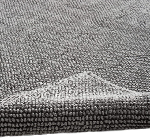 Amrapur Overseas 100-Percent Turkish Cotton Bath Rug Grey