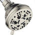 AquaDance Brushed Nickel High Pressure 6-Setting Spiral Shower Head Angle Adjustable, Anti-Clog Showerhead Jets, Tool-Free Installation-USA Standard Certified-Top U.S. Brand