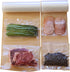 SimpleHouseware Vacuum Sealer Bags Roll Food Sous Vide Bag Roll, 2-Pack (11" x 50' and 8'' x 50', total 100 feet)