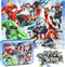 LELEMON 100 Pieces Disney Avengers Jigsaw Puzzles for Kids Ages 4-8 Superhero Puzzles Boys Girls Children Learning Educational Puzzles Portable Box Pack Toy