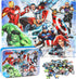 LELEMON 100 Pieces Disney Avengers Jigsaw Puzzles for Kids Ages 4-8 Superhero Puzzles Boys Girls Children Learning Educational Puzzles Portable Box Pack Toy