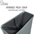 Caroeas 22" Rolling Slim Laundry Basket with Stand Foldable Waterproof Sorter and Organizer on Wheels Tall Thin Dirty Laundry Hamper Basket Home Corner Bin (Slim 22",Grey)