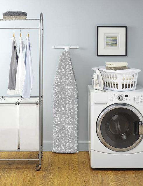 Whitmor Scorch Resistant Ironing Board Cover and Pad - Grey Swirl