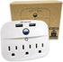 Cruise Power Strip No Surge Protector with USB Outlets - Ship Approved (Non Surge Protection) Cruise Essentials