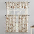 No. 918 Bristol Coffee Shop Semi-Sheer Rod Pocket Kitchen Curtain Valance, 54 in x 14, Ivory Off-White