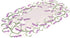 Linens, Art and Things Embroidered Purple Embroidered Lavender Lilac Table Runner 14 X 28 Inch
