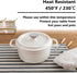 Home Brilliant Farmhouse Placemats Set of 6 Heat Resistant Dining Table Mats for Kitchen Table, 13 x 19 inches, Stripes, Grey and Beige