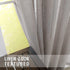 Taupe Curtains 84 Inches Long for Living Room 2 Panels Rod Pocket Linen Look Weave Textured Window Drape Light Filtering Curtain Semi Sheer for Bedroom Dining Rustic Farmhouse Style 52x84 Length Brown