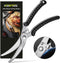Kitchen Scissors, KOOKTOOL Kitchen Shears Heavy Duty Poultry Shears, Dishwasher Safe Meat Scissors, Kitchen Shears for Chicken, Bone, Poultry, Vegetable, Fish